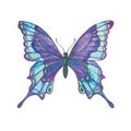 Blue Butterfly Temporary Tattoo